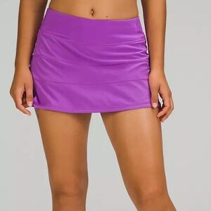 Lululemon pace rival skirt purple 8